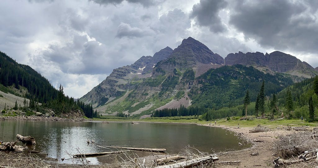 Stormy Crater Lake